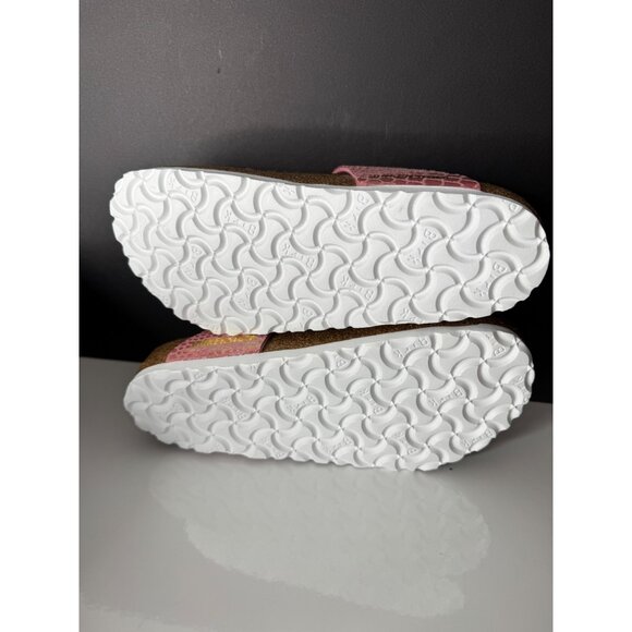 NEW Birkenstock Gizeh Thong Sandals Shiny Snake Rose Size US 4 EU 35 - Picture 7 of 7